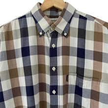 Load image into Gallery viewer, Aquascutum Block Check Short Sleeved Shirt - Large (L) PTP 24.5"