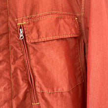 Load image into Gallery viewer, C.P Company Burnt Orange 50 Fili Goggle Hooded Overshirt - Large (L) PTP 22.75"