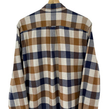 Load image into Gallery viewer, Aquascutum Block Check Flannel Long Sleeved Shirt - Large (L) PTP 22"