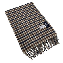 Load image into Gallery viewer, Aquascutum Classic House Check 100% Wool Scarf - One Size Fits All