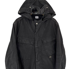 Load image into Gallery viewer, C.P Company Black Goggle Hooded Overshirt - Double Extra Large (XXL) PTP 24"
