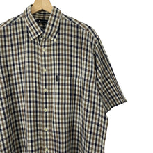 Load image into Gallery viewer, Aquascutum House Check Short Sleeved Shirt - Extra Large (XL) PTP 25"
