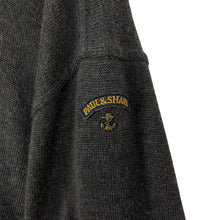 Load image into Gallery viewer, Paul and Shark Bretagne Grey Full Zip Sweater - Medium (M) PTP 22.25"