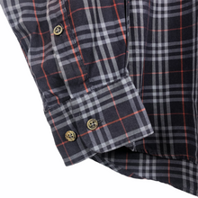 Load image into Gallery viewer, Vintage Burberrys Nova Check Long Sleeved Shirt - Medium (M) PTP 22"