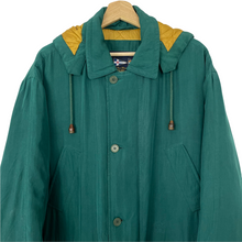 Load image into Gallery viewer, Vintage Paul and Shark Green Multi Pocket Silk Jacket - Large (L) PTP 27"