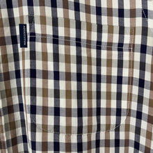 Load image into Gallery viewer, Aquascutum House Check Short Sleeved Shirt - Small (S) PTP 21"