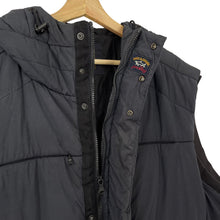 Load image into Gallery viewer, Paul and Shark Navy Hooded Logo Gilet Body Warmer - Six Extra Large (6XL) PTP 30"