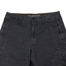 Load image into Gallery viewer, Stone Island Navy Bermuda Cargo Shorts - W 29"