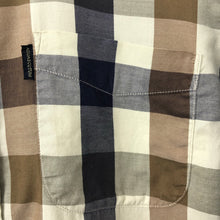Load image into Gallery viewer, Aquascutum Block Check Long Sleeved Shirt - Medium (M) PTP 23"