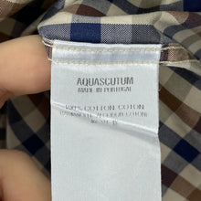 Load image into Gallery viewer, Aquascutum House Check Short Sleeved Shirt - Small (S) PTP 20.5"