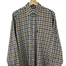 Load image into Gallery viewer, Aquascutum House Check Long Sleeved Shirt - Medium (M) PTP 23.5"
