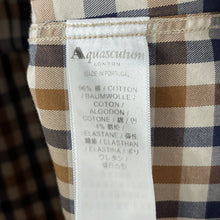 Load image into Gallery viewer, Aquascutum House Check Long Sleeved Shirt - Large (L) PTP 22"