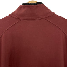 Load image into Gallery viewer, C.P Company Burgundy Half Zip Lens Pullover - Triple Extra Large (XXXL) PTP 26.5"