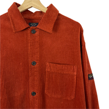 Load image into Gallery viewer, Paul and Shark Orange Amber Multi Pocket Corduroy Overshirt - Double Extra Large (XXL) PTP 27"