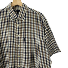 Load image into Gallery viewer, Aquascutum House Check Short Sleeved Shirt - Extra Large (XL) PTP 25"