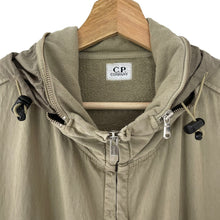Load image into Gallery viewer, C.P Company Khaki Zip Up Logo Sweater - Triple Extra Large (XXXL) PTP 26"