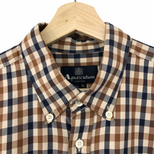 Load image into Gallery viewer, Aquascutum House Check Long Sleeved Shirt - Extra Large (XL) PTP 23"