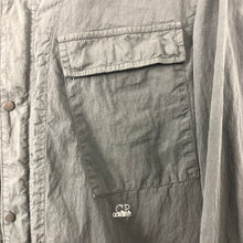 Load image into Gallery viewer, C.P Company Grey Goggle Hooded Overshirt - Large (L) PTP 22"