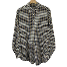 Load image into Gallery viewer, Aquascutum House Check Long Sleeved Shirt - Large (L) PTP 25"