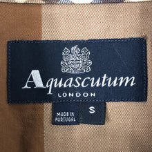 Load image into Gallery viewer, Aquascutum Block Check Short Sleeved Shirt - Small (S) PTP 20.25"