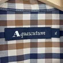 Load image into Gallery viewer, Aquascutum House Check Short Sleeved Shirt - Extra Large (XL) PTP 22"