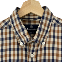 Load image into Gallery viewer, Aquascutum House Check Long Sleeved Shirt - Medium (M) PTP 20.75"