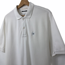 Load image into Gallery viewer, C.P Company White Short Sleeved Polo - Extra Large (XL) PTP 23.5"