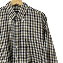 Load image into Gallery viewer, Aquascutum House Check Long Sleeved Shirt - Large (L) PTP 24.5"