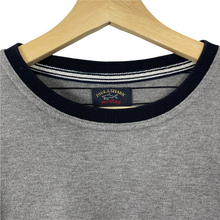 Load image into Gallery viewer, Paul and Shark Grey Short Sleeved Logo T-Shirt - Large (L) PTP 20.75"