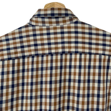 Load image into Gallery viewer, Aquascutum House Check Long Sleeved Shirt - Medium (M) PTP 20.75"