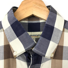 Load image into Gallery viewer, Aquascutum Block Check Short Sleeved Shirt - Medium (M) PTP 23.25"