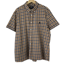 Load image into Gallery viewer, Aquascutum House Check Short Sleeved Shirt - Triple Extra Large (XXXL) PTP 25.25"