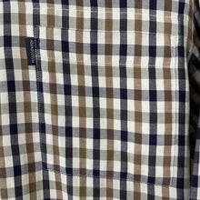 Load image into Gallery viewer, Aquascutum House Check Long Sleeved Shirt - Small (S) PTP 20.75"