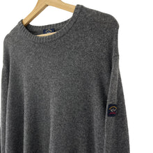 Load image into Gallery viewer, Paul and Shark Grey Crew Neck Wool Sweater - Extra Large (XL) PTP 22.5"