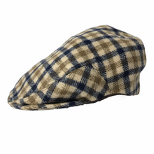 Load image into Gallery viewer, Aquascutum 100% Wool House Check Flat Cap - Small (S)