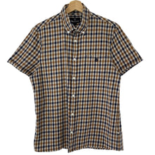 Load image into Gallery viewer, Aquascutum House Check Short Sleeved Shirt - Large (L) PTP 20.5"