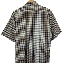 Load image into Gallery viewer, Aquascutum House Check Short Sleeved Shirt - Medium (M) PTP 21.75"