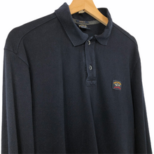 Load image into Gallery viewer, Paul and Shark Navy Long Sleeved Polo - Extra Large (XL) PTP 22.5"