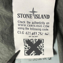 Load image into Gallery viewer, Stone Island Dark Grey Zip Up Overshirt - Medium (M) PTP 21"