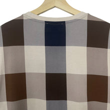 Load image into Gallery viewer, Aquascutum Block Check Short Sleeved T-Shirt - Large (L) PTP 21.25"