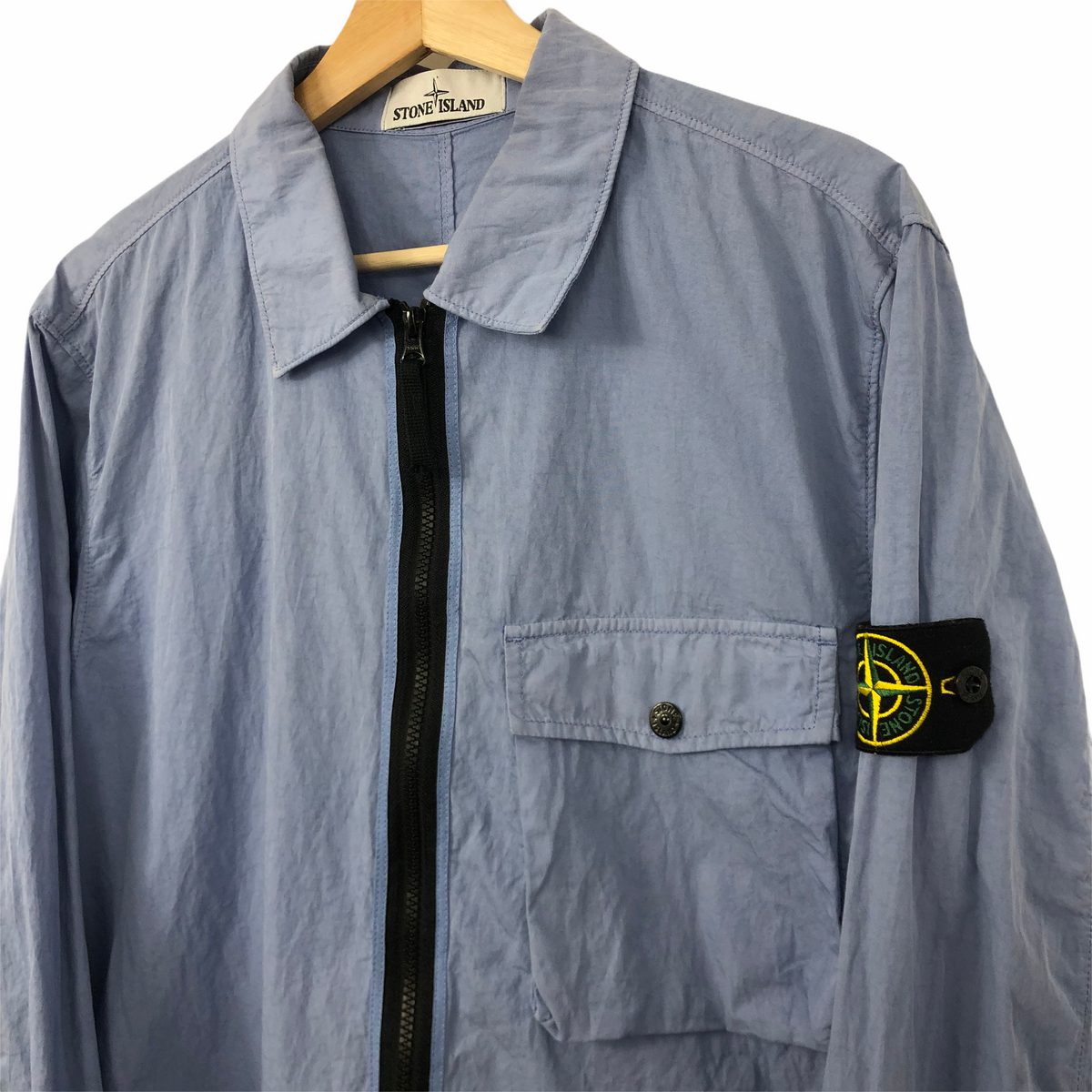 Stone island overshirt on sale lavender