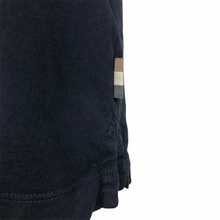 Load image into Gallery viewer, Aquascutum Navy / Check Short Sleeved Polo - Medium (M) PTP 20.25"