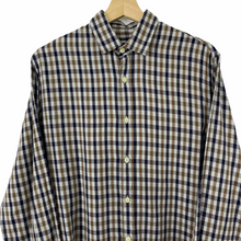 Load image into Gallery viewer, Aquascutum House Check Long Sleeved Shirt - Small (S) PTP 21"