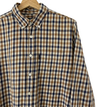 Load image into Gallery viewer, Aquascutum House Check Long Sleeved Shirt - Large (L) PTP 21.5"