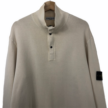 Load image into Gallery viewer, Stone Island Cream Half Zip Sweater - Double Extra Large (XXL) PTP 25.5"