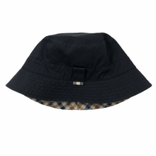 Load image into Gallery viewer, Aquascutum Navy / Check Reversible Bucket Hat - L/XL