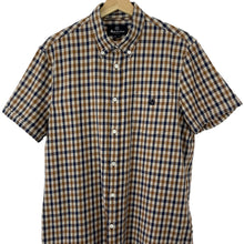 Load image into Gallery viewer, Aquascutum House Check Short Sleeved Shirt - Extra Large (XL) PTP 21.75"