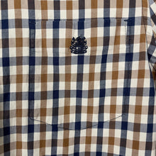 Load image into Gallery viewer, Aquascutum House Check Long Sleeved Shirt - Small (S) PTP 19"