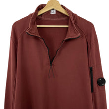 Load image into Gallery viewer, C.P Company Burgundy Half Zip Lens Pullover - Triple Extra Large (XXXL) PTP 26.5"
