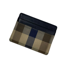 Load image into Gallery viewer, Aquascutum Classic Block Check Card Holder Wallet